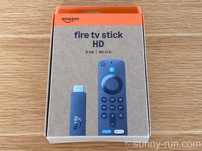 Amazon Fire TV Stick HDのパッケージ箱